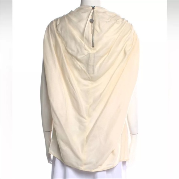 Rick Owens Cowl Neck Sleeveless Tunic Mastodon Collection Cream/ Vanilla It40 - Picture 6 of 6